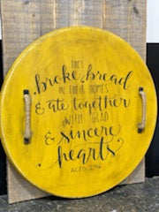 Yellow Tray