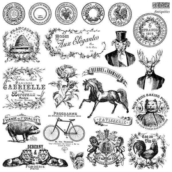 ANTIQUITIES 12×12 IOD STAMP™