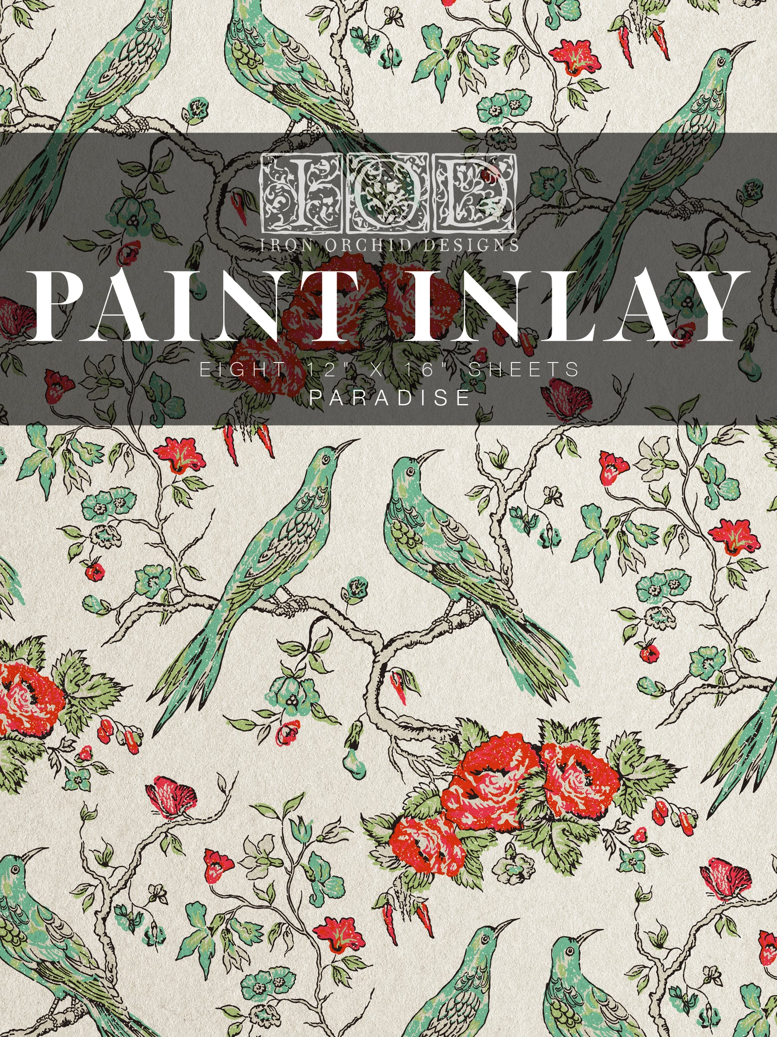 PARADISE IOD PAINT INLAY 12×16 PAD™