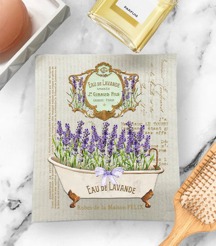 French Lavender Bathhouse | Swedish Dish Cloth