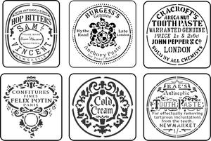 Mini Jar Label Pack | JRV Stencils