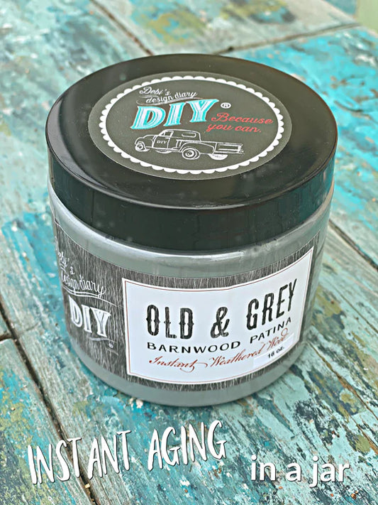 Old & Grey (DIY Barnwood Liquid Patina) | DIY PAINT |