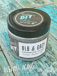 Old & Grey (DIY Barnwood Liquid Patina) | DIY PAINT |