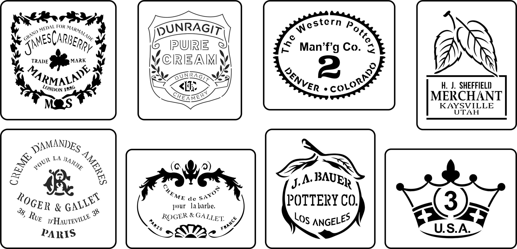 Crock Minis | JRV Stencils