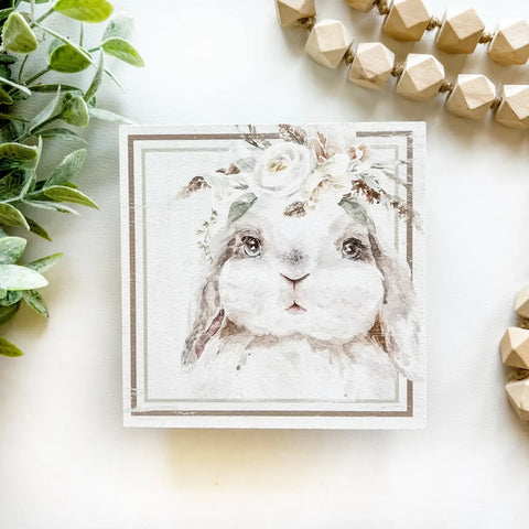 Spring Mini Tiered Tray Signs: Bunny