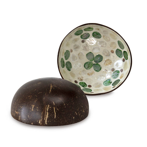 Set 2 Mother of Pearl Coconut Bowl, Acai bowl, Cereal bowl