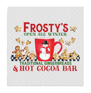 Frosty's Hot Cocoa Snowman Christmas, SWEDISH DISH CLOTHS