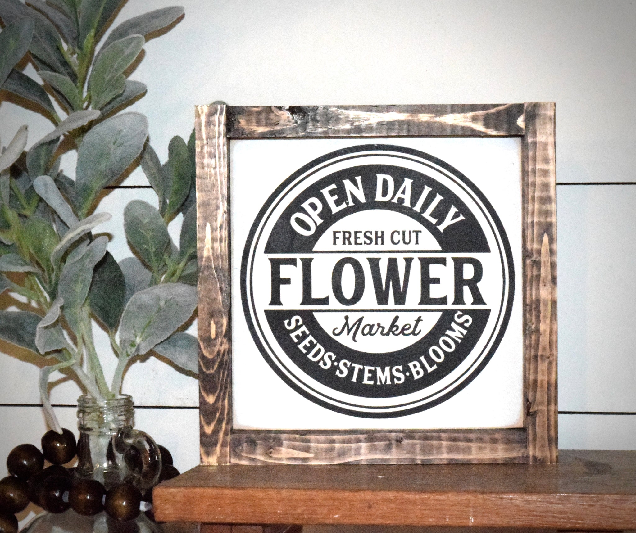 Flower Market Sign