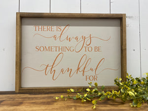 Thankful 12x17.5 Wooden Sign