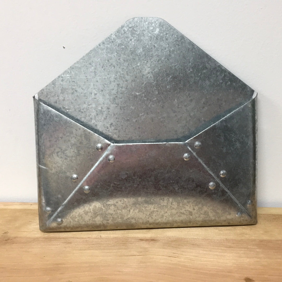 Metal mail wall decor
