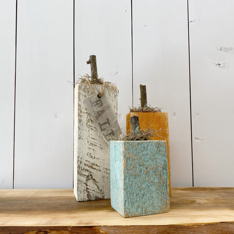 Reclaimed Pumpkin Trio