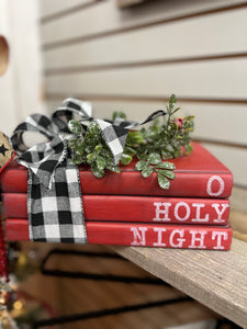 O Holy Night Book Stack