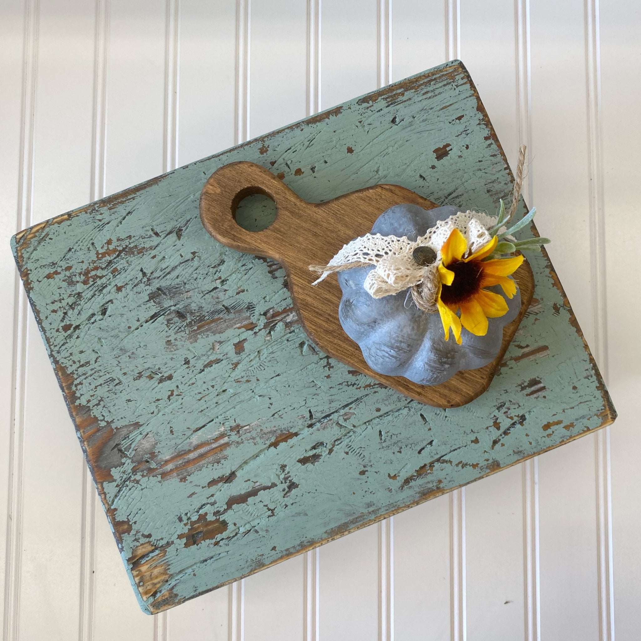 Handmade Distressed Riser