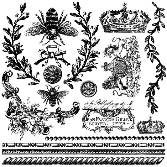 Queen Bee 12×12 IOD STAMP™
