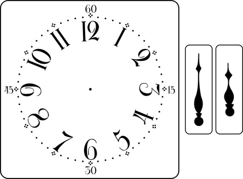 Mora Clock  | JRV Stencils