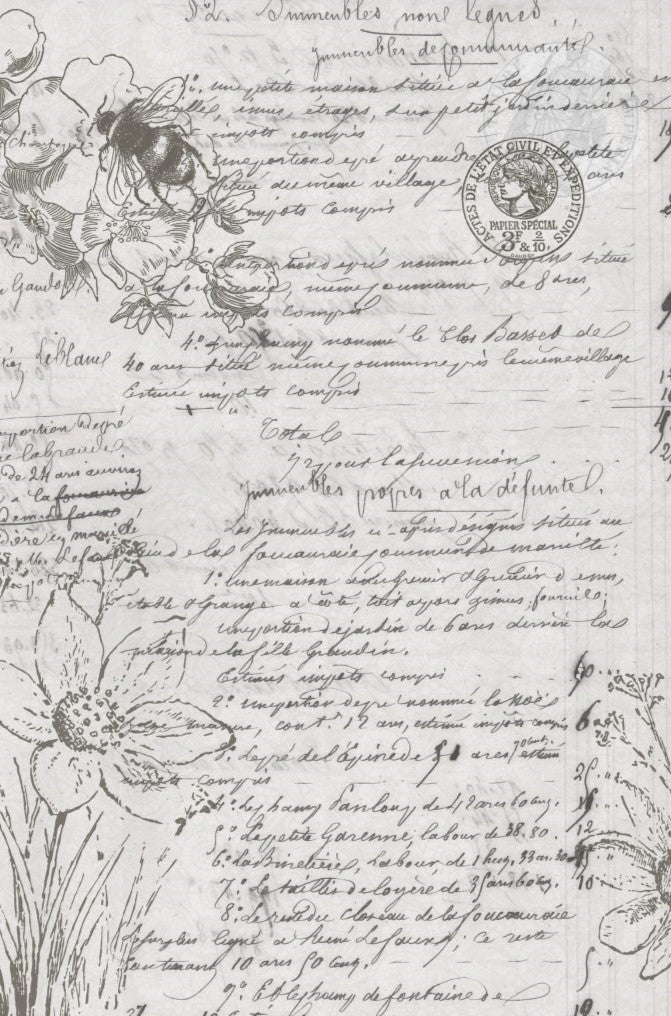 Roycycled Natural History Decoupage Paper