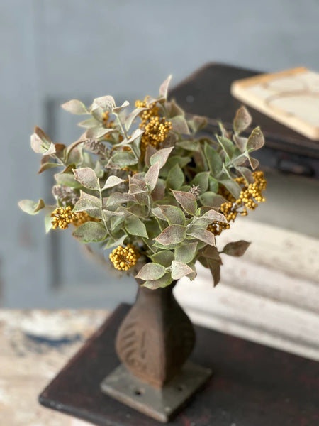 11" Autumn Herbs Bush | Mustard