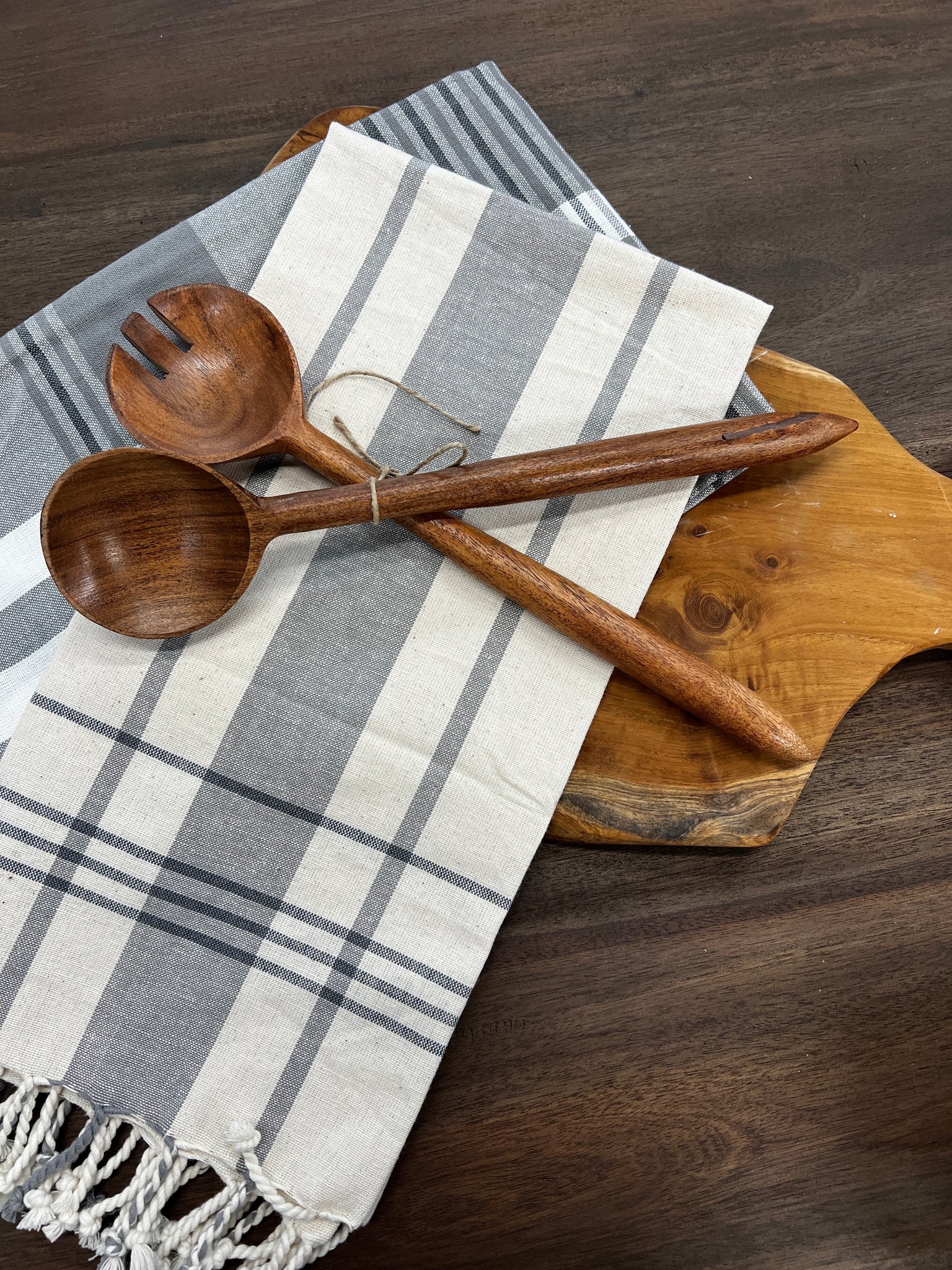 Teak Wooden Salad Utensils