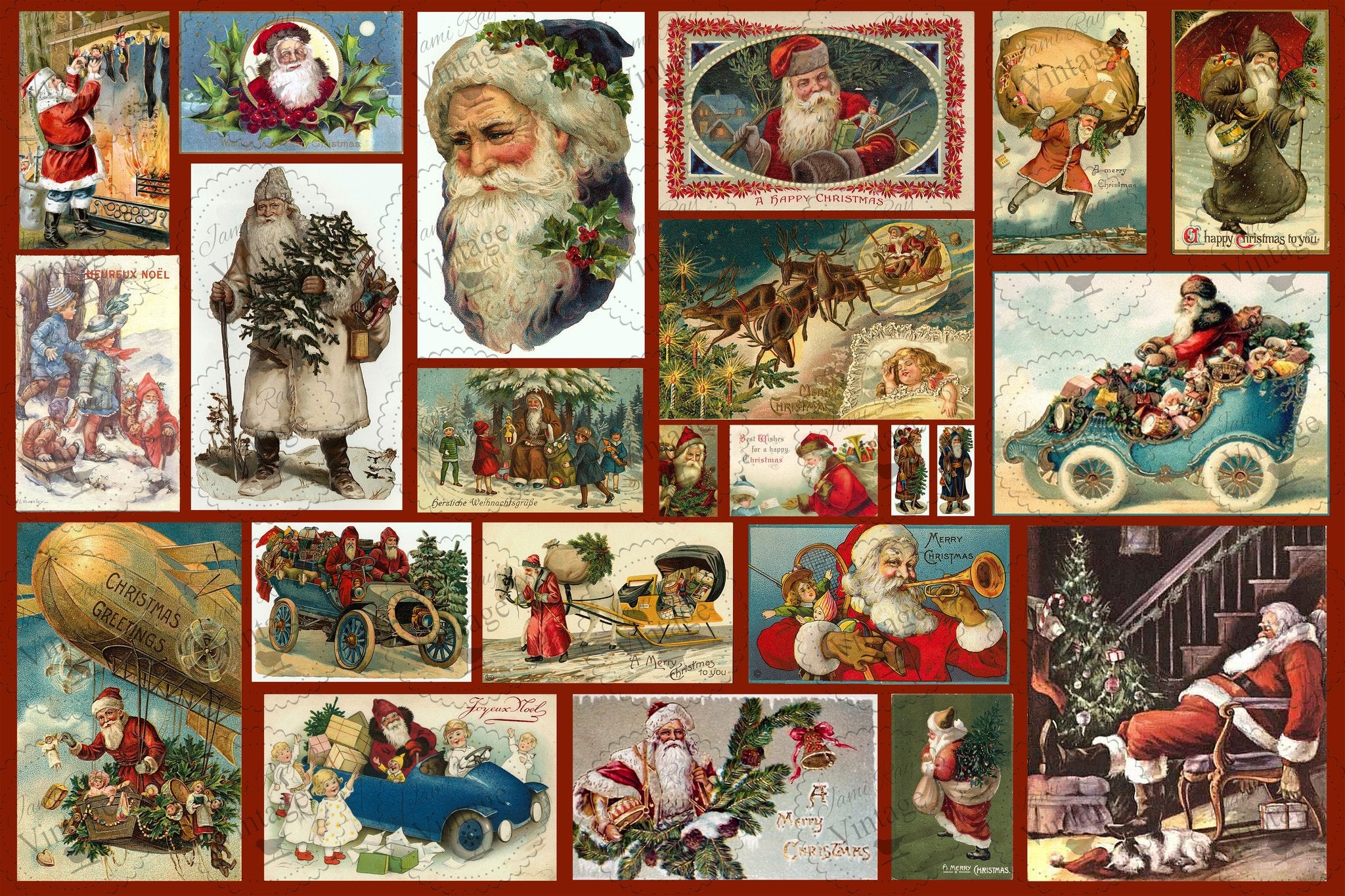 Santa Postcards