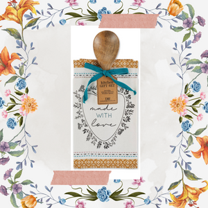 Made With Love | Dish Towel and Spoon set